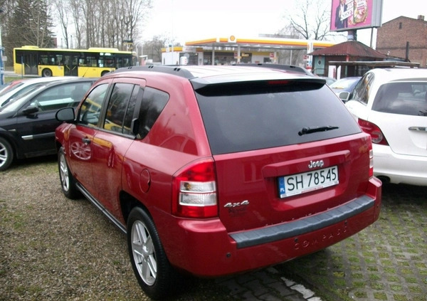 Jeep Compass cena 15700 przebieg: 147000, rok produkcji 2007 z Katowice małe 29
